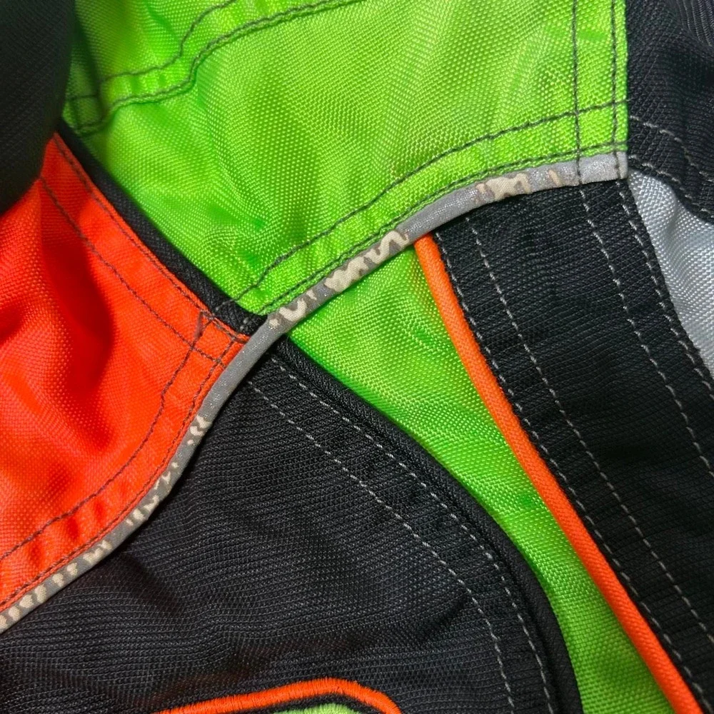 Fox Racing Snowmobile Jacket Coat NEON kids SIZE 6 FXR